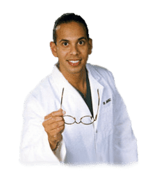 blog picture of dr alex jimenez raising eye glasses with white lab coat